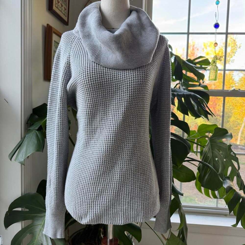Gray Michael Kors cowl neck sweater medium